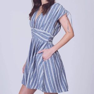FREE PEOPLE ✨⭐️💫STRIPED MINI DRESS M